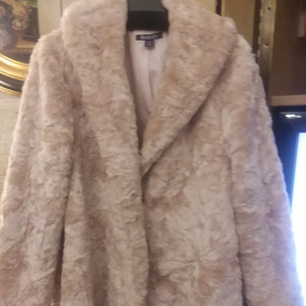 Roamans soft pink coat size 18-20